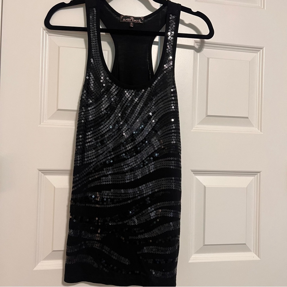 Almost Famous Black Sleeveless Top